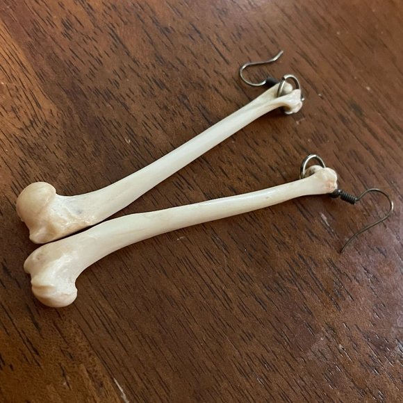 Jewelry - Real Bone Dangle Earrings